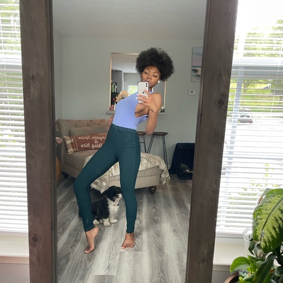 Green/Black Plaid Skinny Pants - Picture 2 of 15